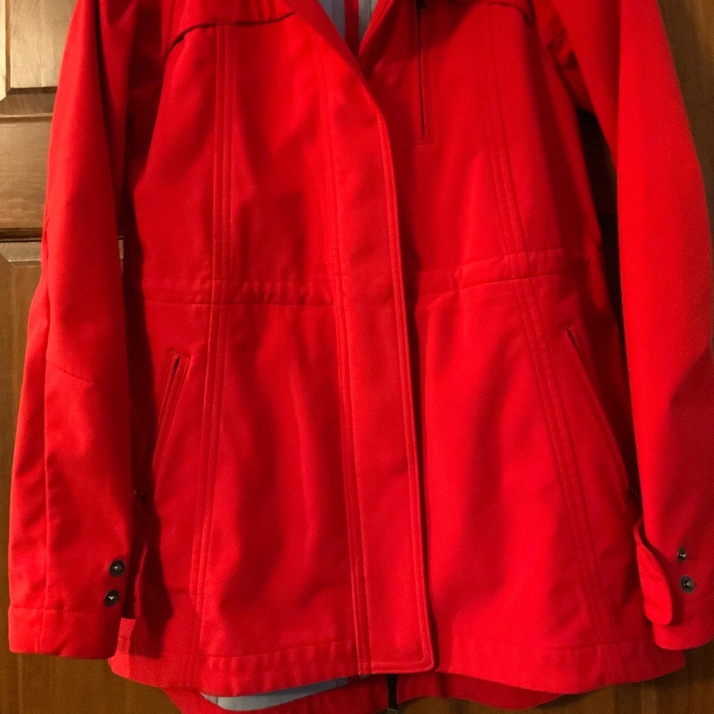 Athleta Womens Hooded Jacket, Sz - XS, Coral - Picture 2 of 5